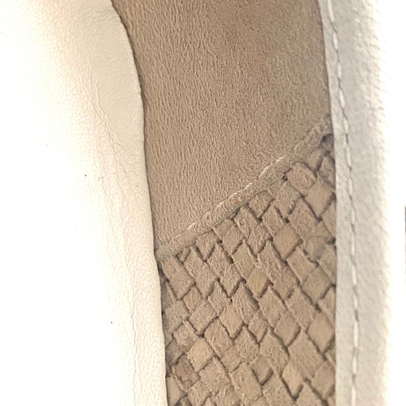 Free People Santorini Woven Slip On shoes flat white leather Sneakers 38 comfy - Picture 9 of 13